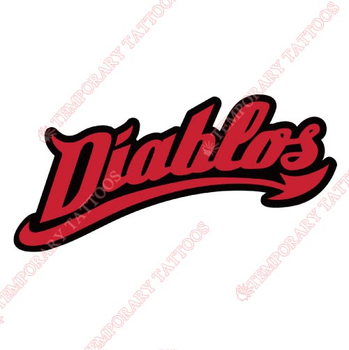 Mexico Diablos Rojos Customize Temporary Tattoos Stickers NO.8044